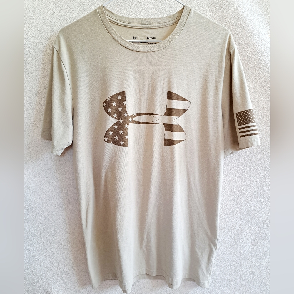 Men's Light Brown Under Armour T-Shirt